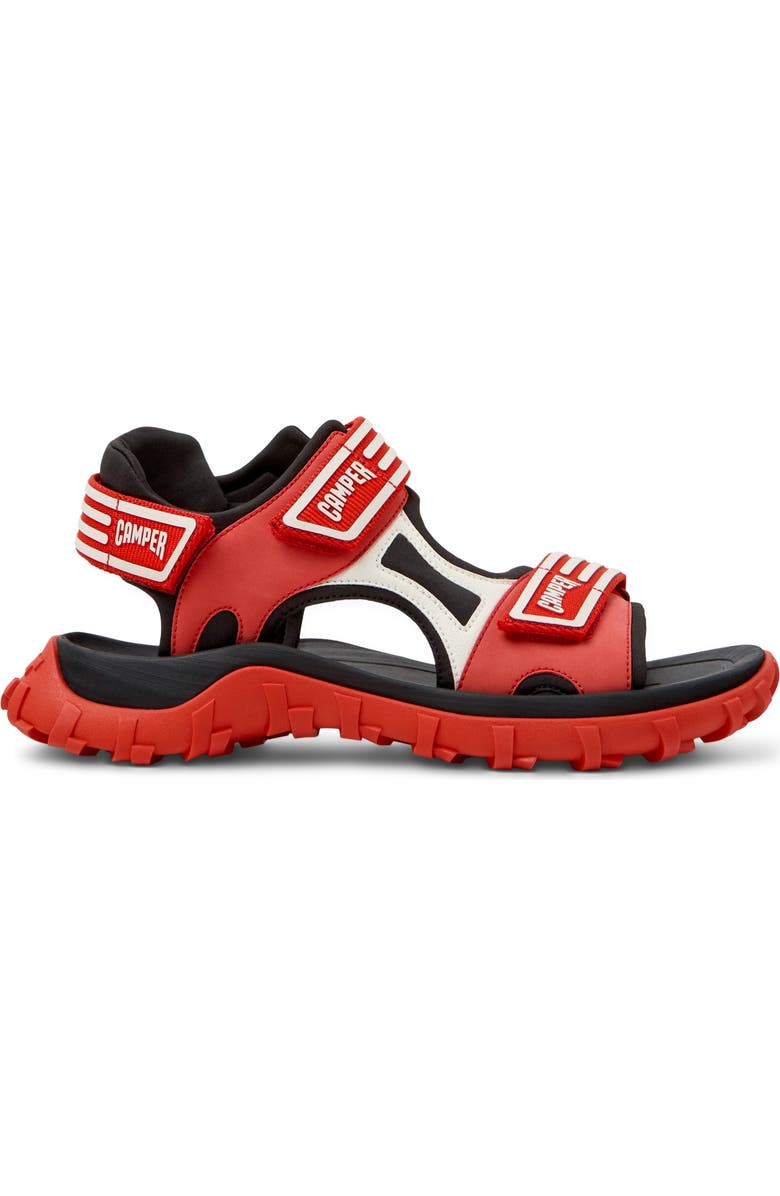 Camper Drift Trail Sandal, Alternate, color, Red