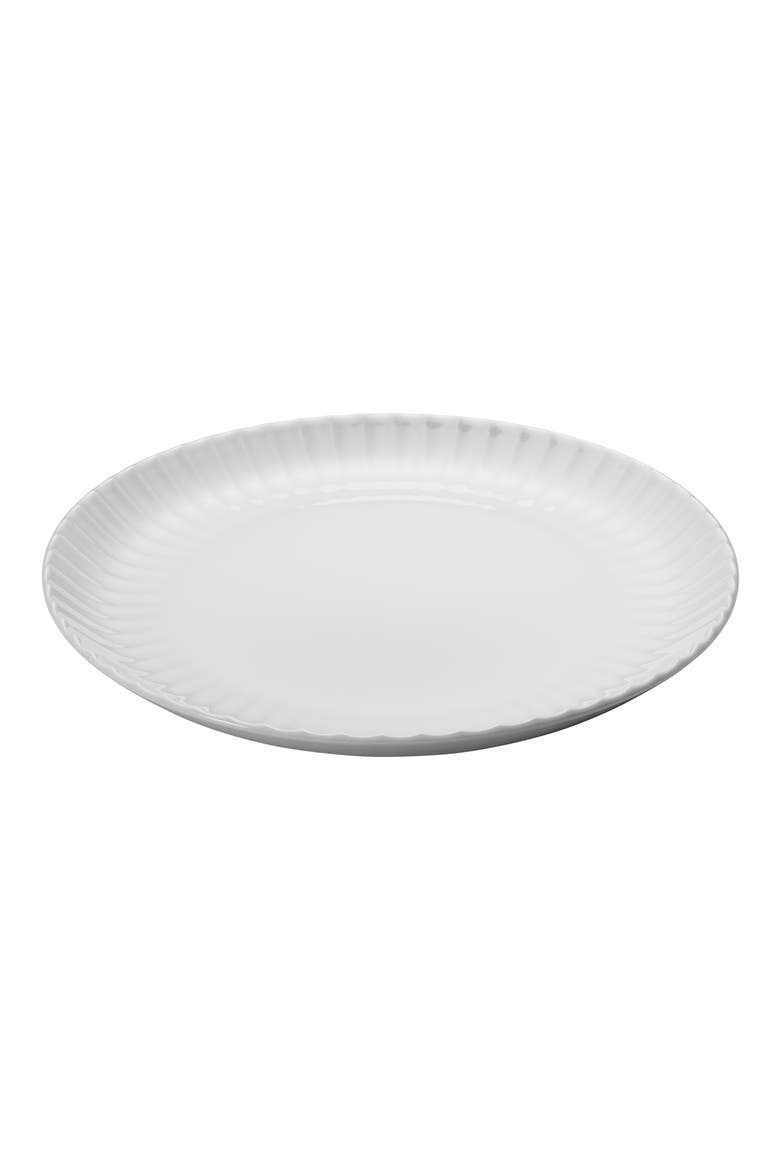 Bernadotte Stackable Dinner Plate, Alternate, color, WHITE