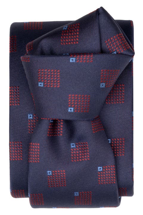 Siena - Extra Long Silk Jacquard Tie for Men