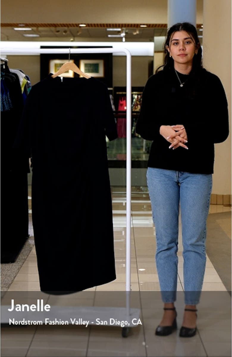 Drape Midi Sheath Dress, sales video thumbnail