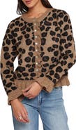 Petal & Pup Asha Leopard Print Cardigan