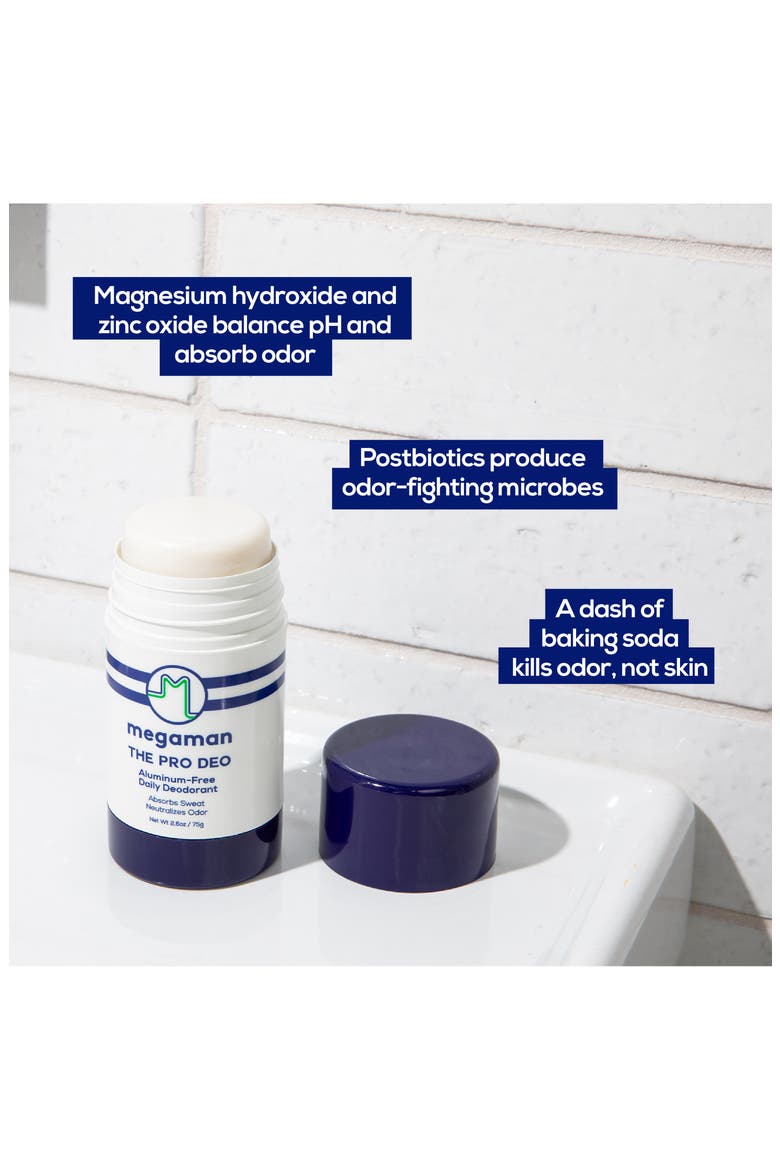 Megaman The Pro Deo Deodorant, Alternate, color, NO COLOR