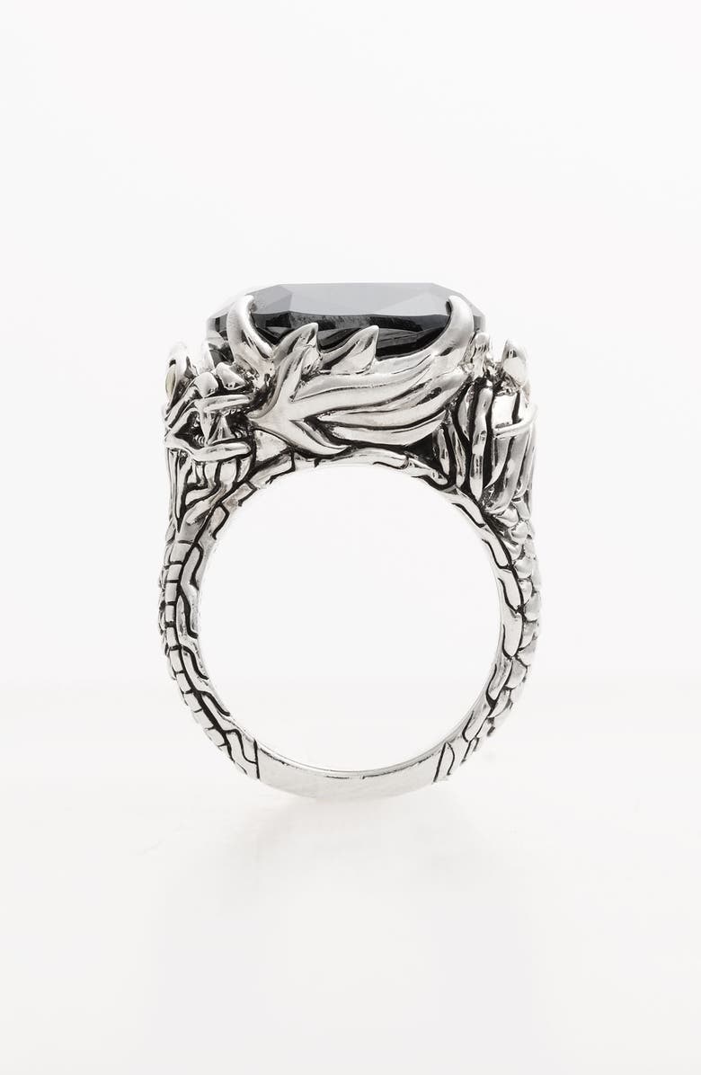 John Hardy 'Naga' Square Stone Ring, Alternate, color, 