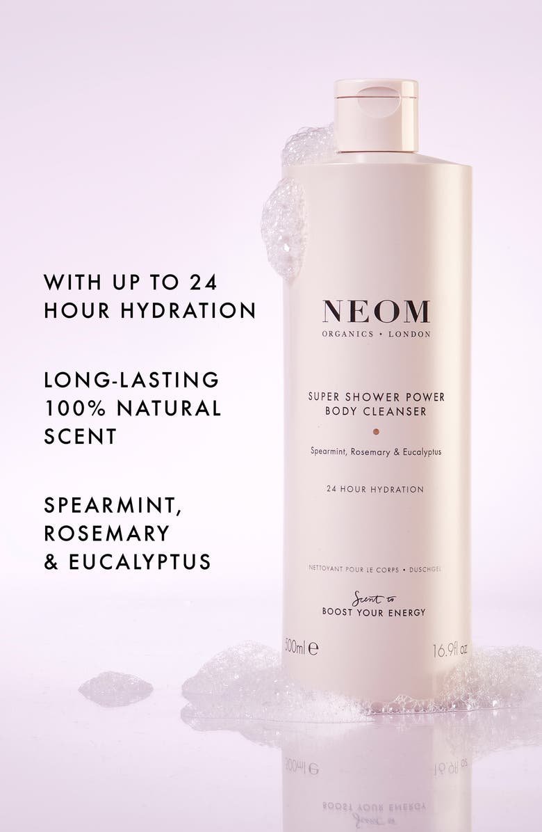 NEOM Wellbeing Super Shower Power Body Cleanser, Alternate, color,