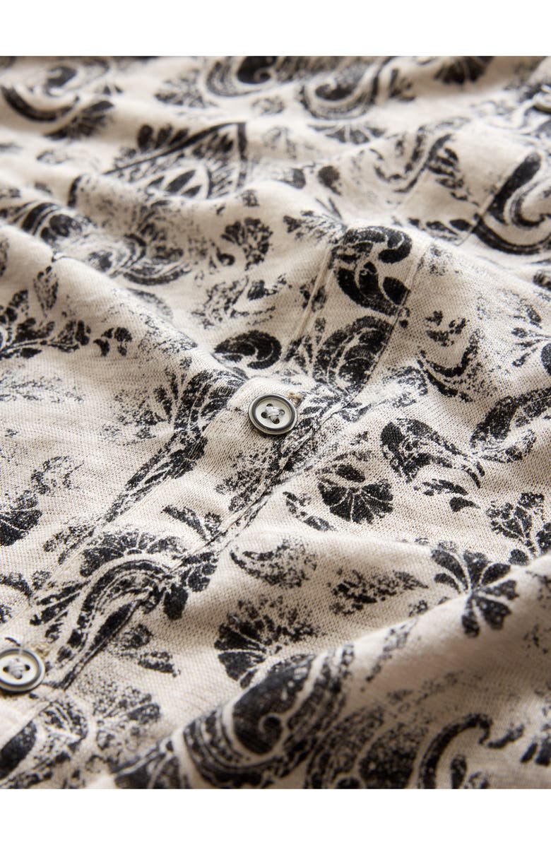 John Varvatos Padria Regular Fit Linen Button-Up Shirt, Alternate, color, 