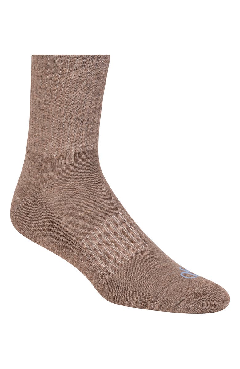 Scotch & Soda 6-Pack Half Terry High Quarter Crew Socks, Alternate, color, Ivory