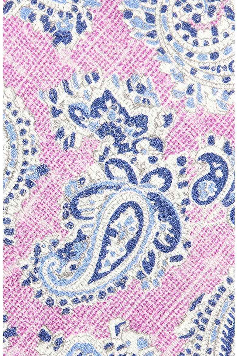 Paisley Silk Tie, Alternate, color, PINK