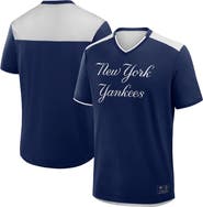 FANATICS Men's Fanatics Navy New York Yankees Walk Off V-Neck T-Shirt