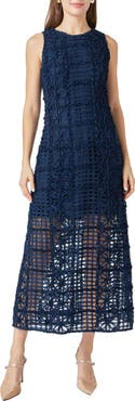 Endless Rose Textured Sleeveless Maxi Dress