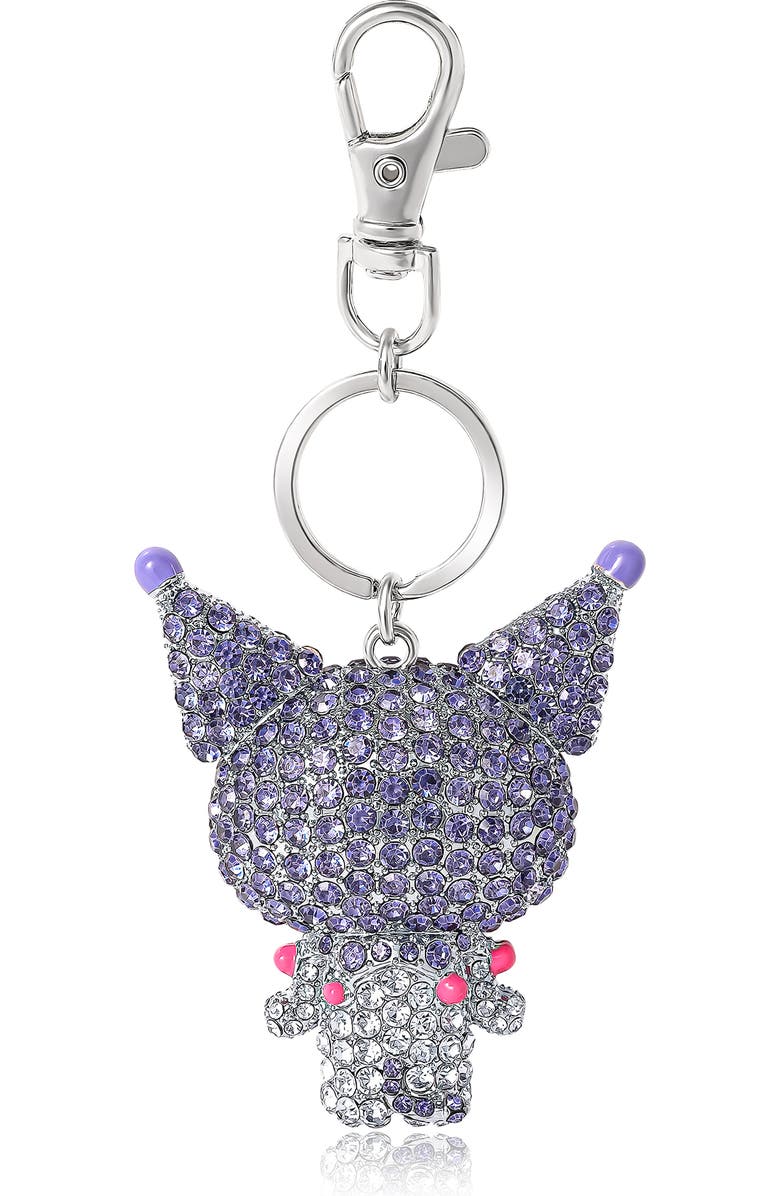 Hello Kitty Kuromi Crystal Keychain Bag Travel Charm, Alternate, color,