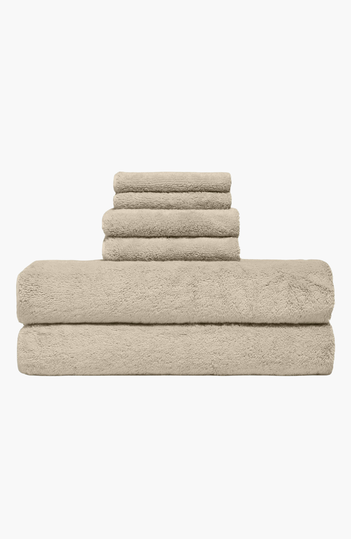 Italic Ultraplush Australian Cotton Luxe Towel Set In Neutral