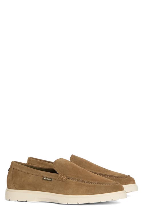 Barbour Carty Moc Toe Loafer In Taupe