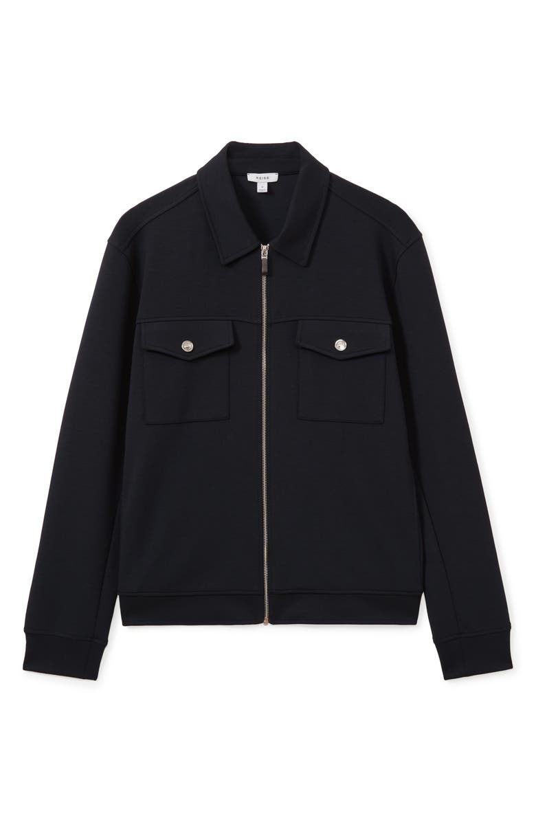 Reiss Medina Jacket, Alternate, color, Navy Blue