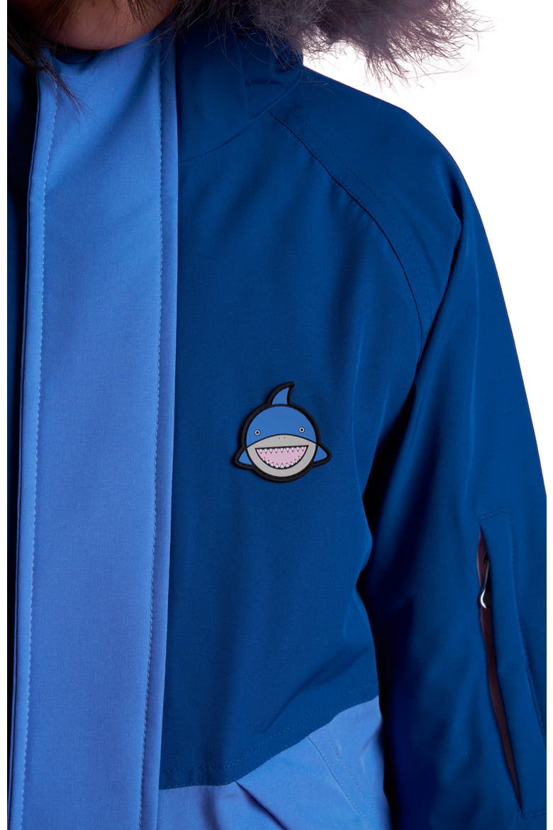 Reef the Shark Ski Jacket, Alternate, color, Blue