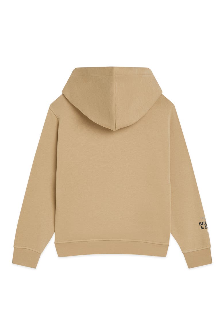 Kids' Fleece Graphic Hoodie, Alternate, color, TANNIN