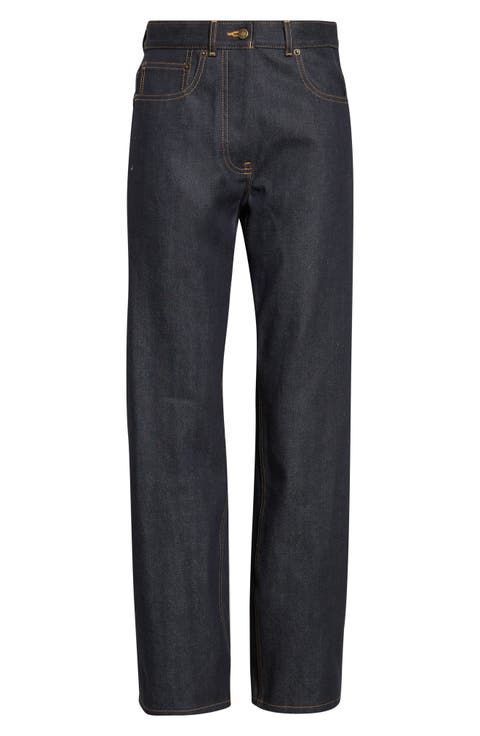 Straight Leg Selvedge Denim Jeans