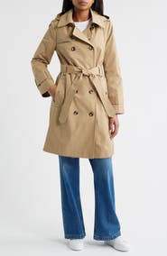 London Fog Double Breasted Trench Coat