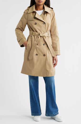 London Fog Double Breasted Trench Coat