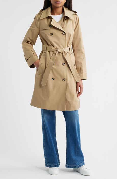 London Fog Double Breasted Trench Coat