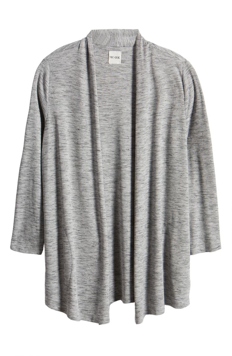 NIC+ZOE Drapey Rib Cardigan, Alternate, color, 