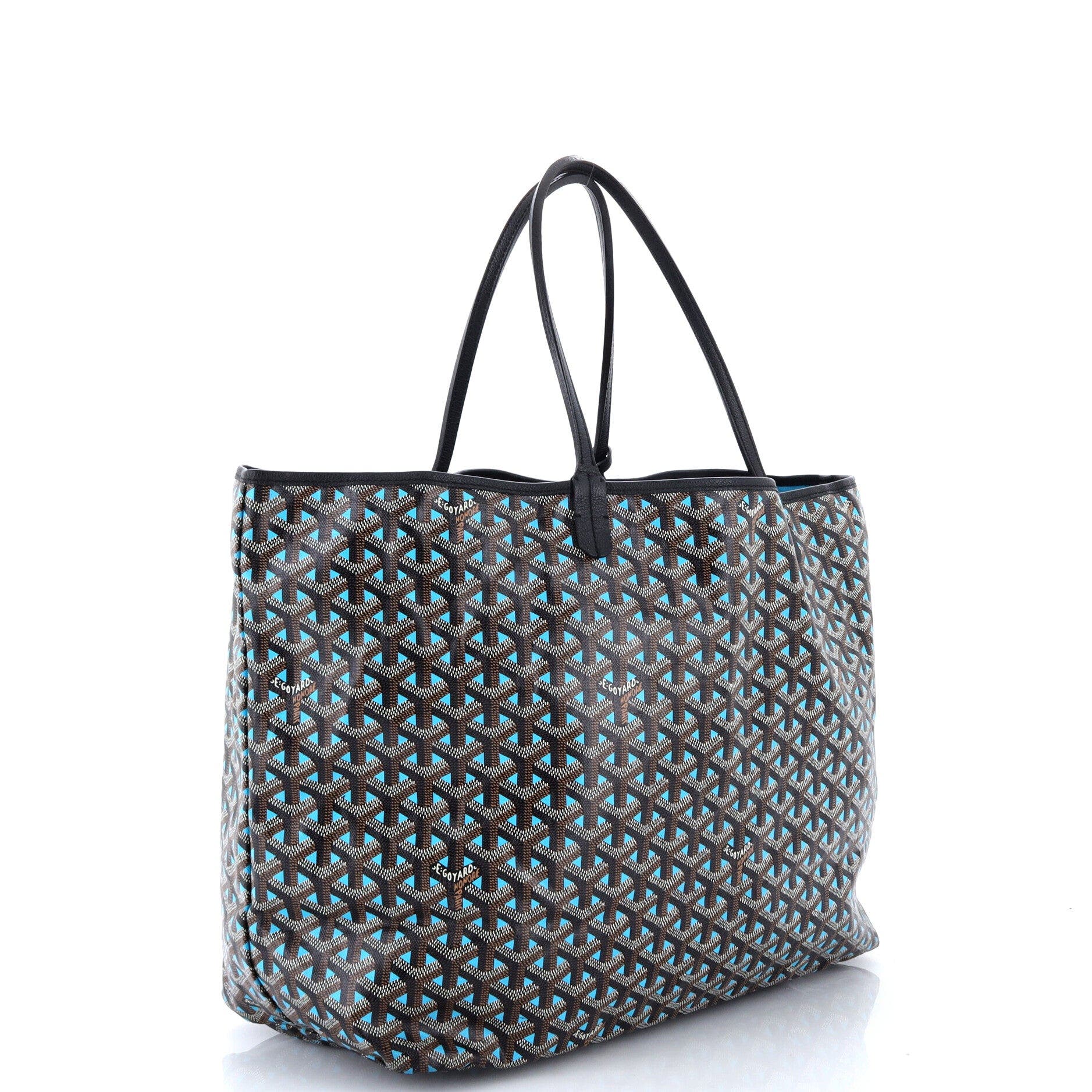 Saint Louis Tote Claire Voie Coated Canvas GM, Alternate, color, Blue