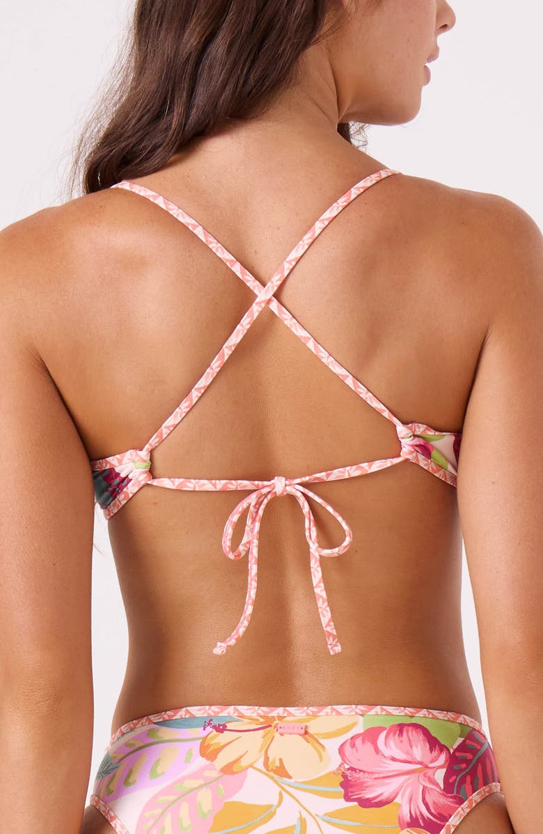 Roxy Hot Tropics Bikini Top, Alternate, color, Tropic Multi