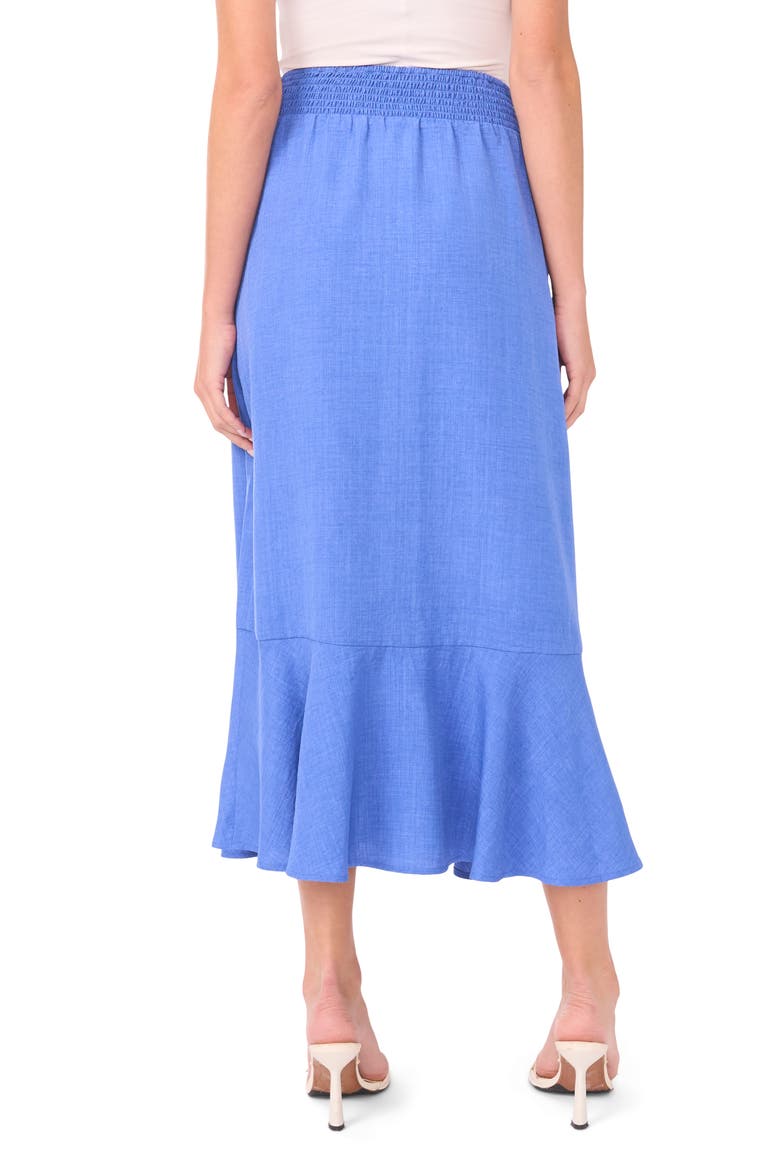 Smocked Waist Maxi Skirt, Alternate, color, SAPPHIRE BLUE