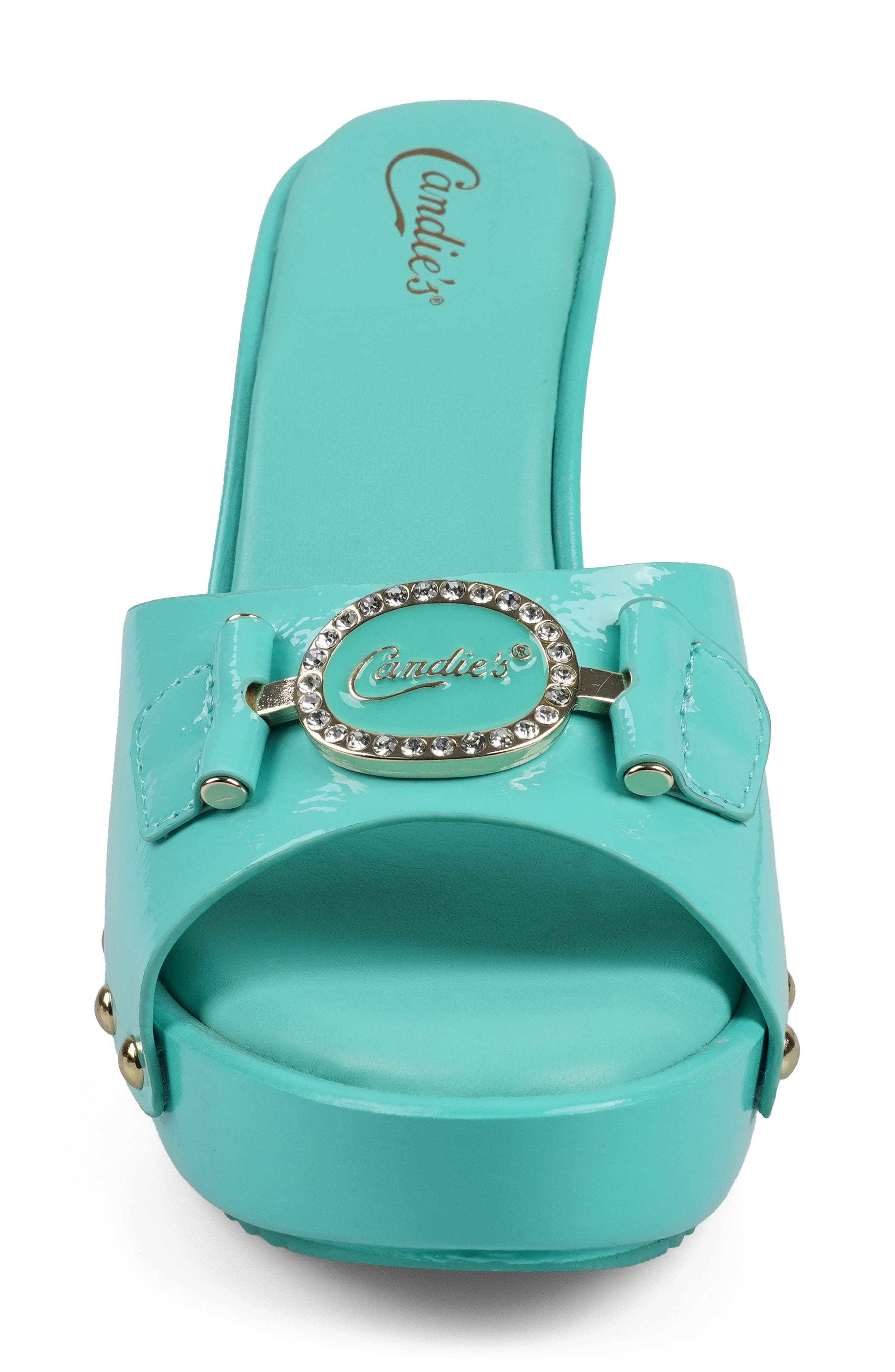 Candie's Lorenna Platform Sandal, Alternate, color, Green