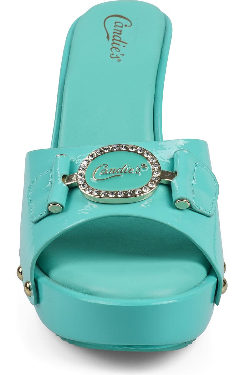 Candie's Lorenna Platform Sandal, Alternate, color, Green