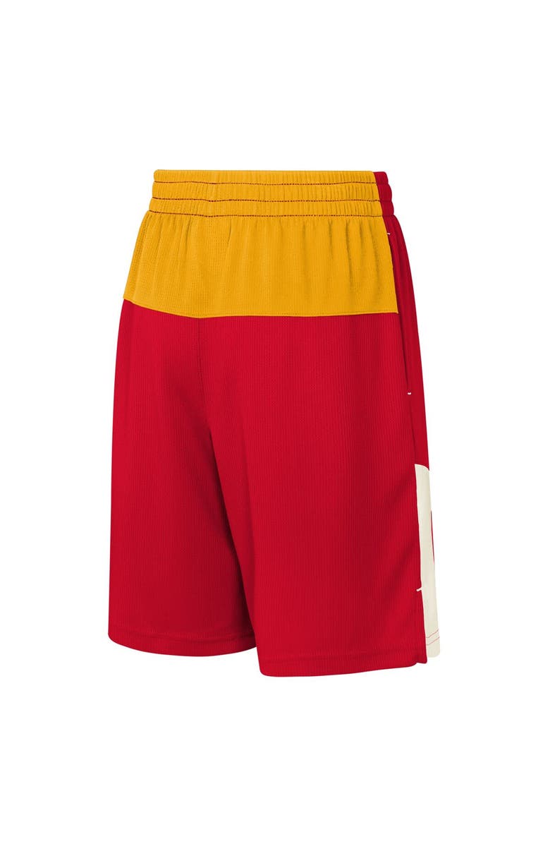 Outerstuff Youth Red Kansas City Chiefs Fandemonium Mesh Shorts, Alternate, color, Red
