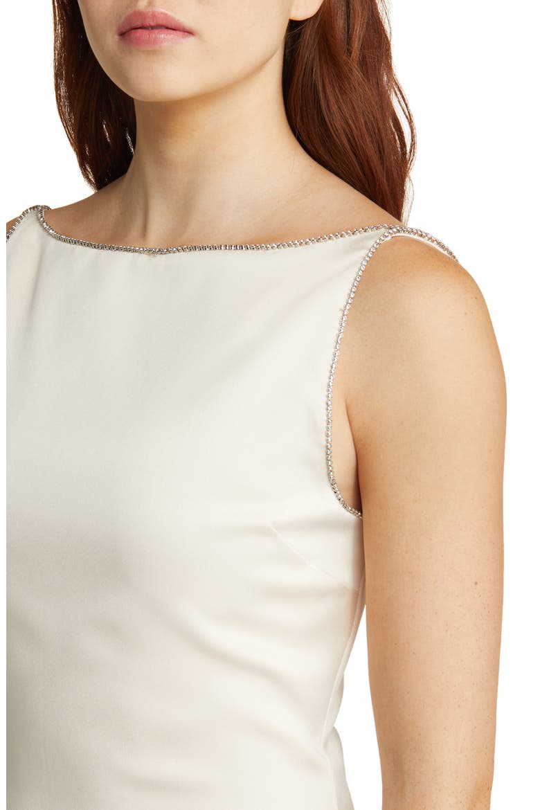 Rhinestone Straps Gown, Alternate, color, IVORY