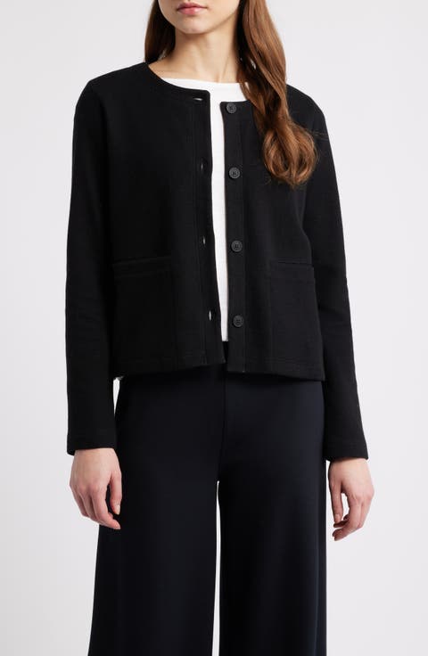 Organic Cotton Short Jacket (Regular & Petite)