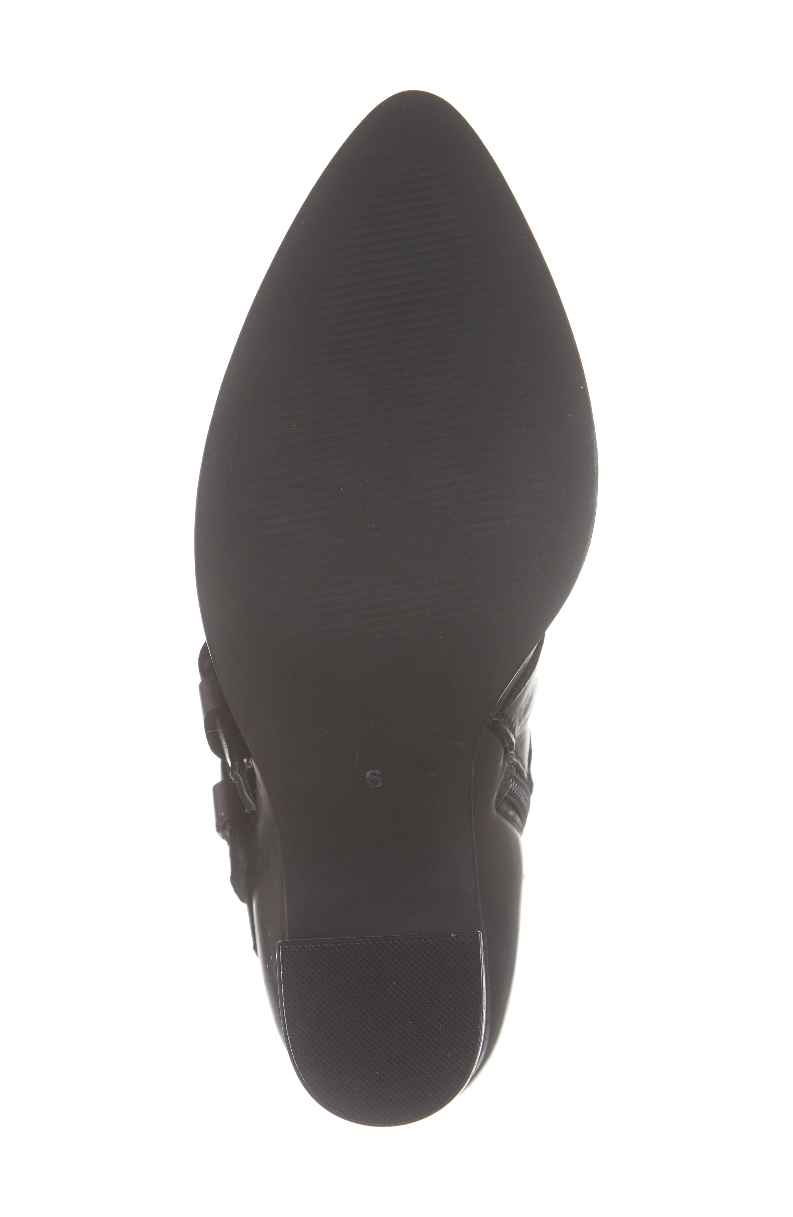 Humble Bootie, Alternate, color, BLACK LEATHER