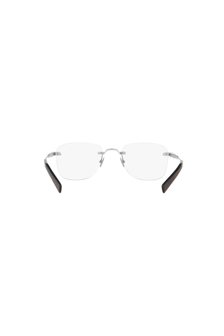 53mm Round optical glasses, Alternate, color, Silver