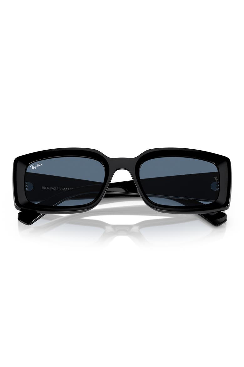 Kiliane 54mm Pillow Sunglasses, Alternate, color, BLACK BLUE