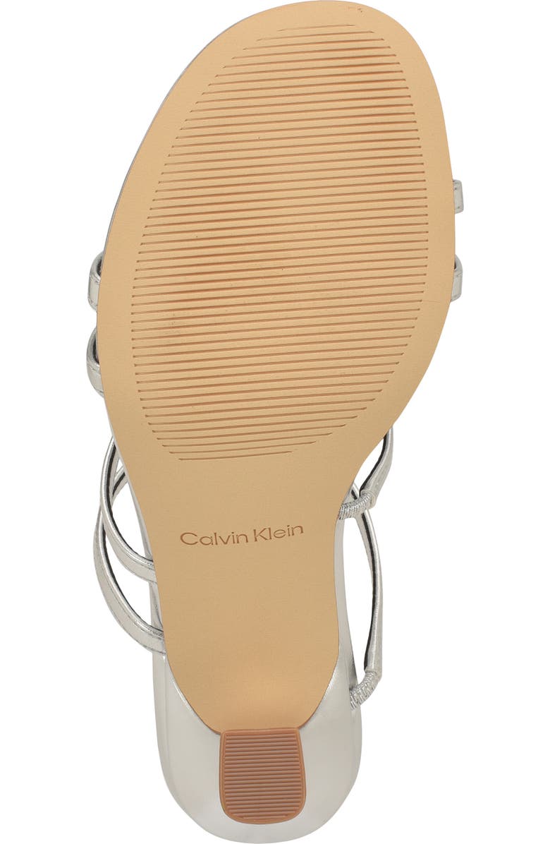 Calvin Klein Jayla Sandal, Alternate, color, Silver 040
