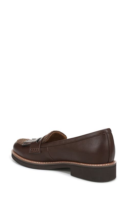 Naturalizer Pacey Kiltie Fringe Loafer In Brown