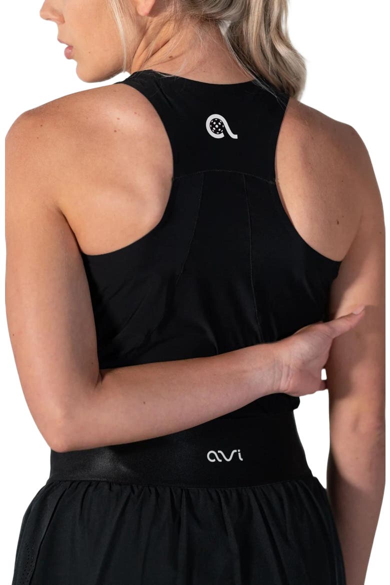 Bounce-It Pickleball Tank, Alternate, color, Black Beauty