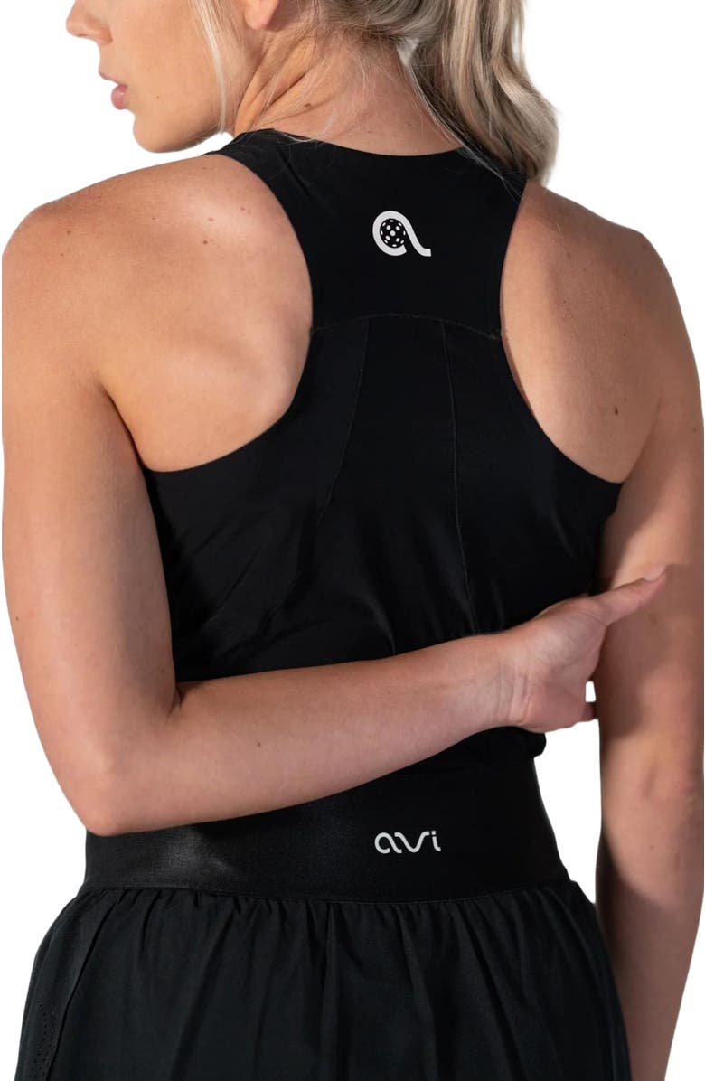AVI Bounce-It Pickleball Tank, Alternate, color, Black Beauty