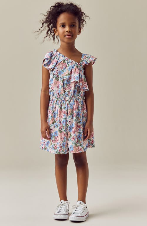 Next Kids' Ditsy Ruffle Romper In Pink