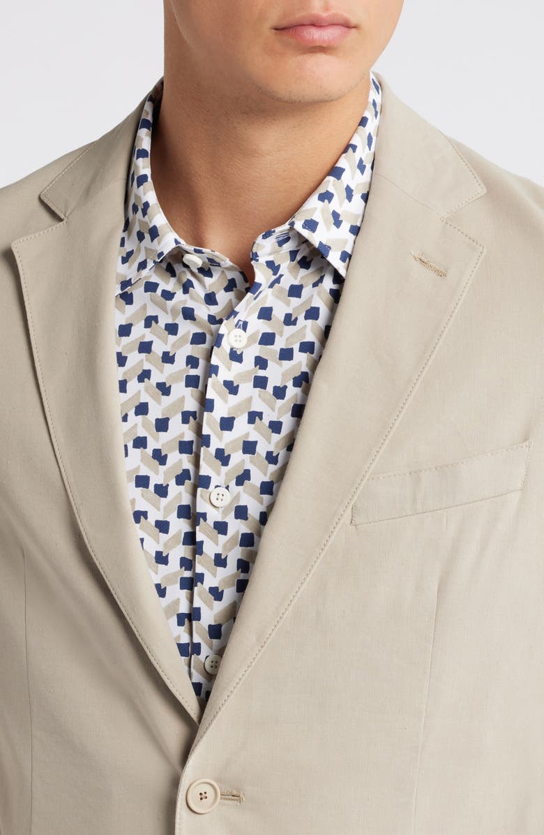 BOSS Hanry Stretch Linen Blend Sport Coat, Alternate, color,