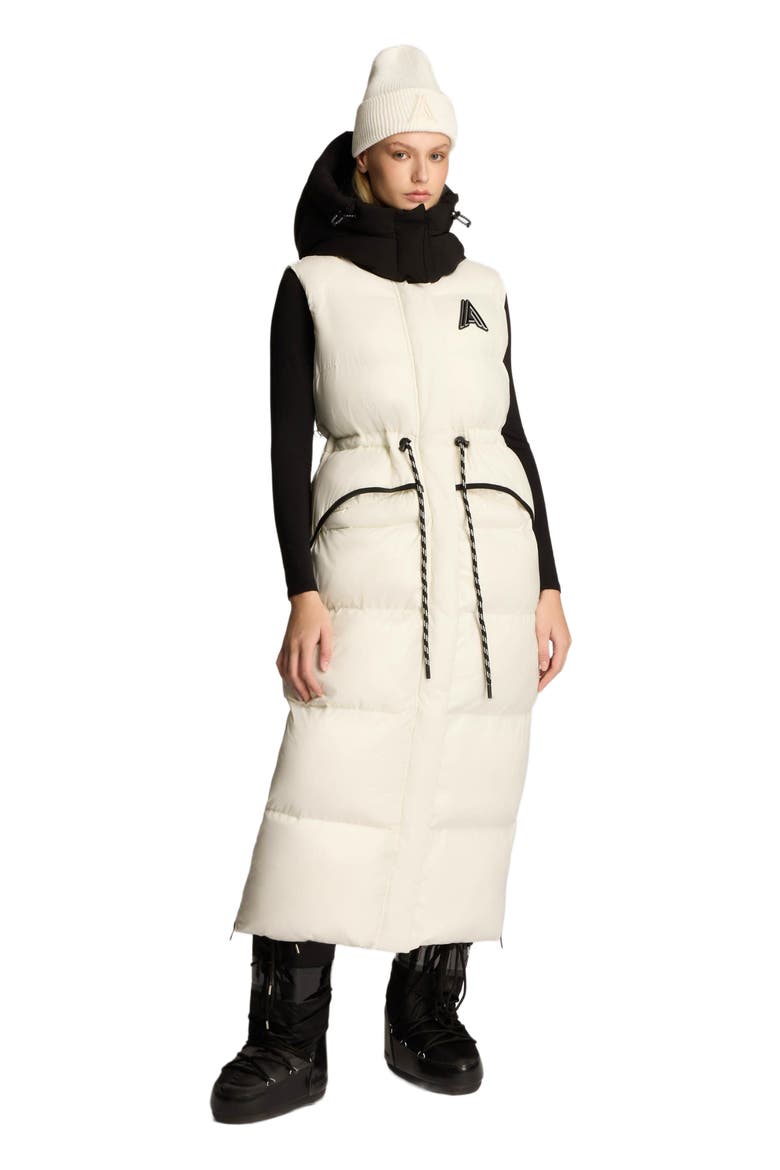 Tingwick 2-in-1 Maxi Puffer with Removable Sleeves, Alternate, color, Snow-White
