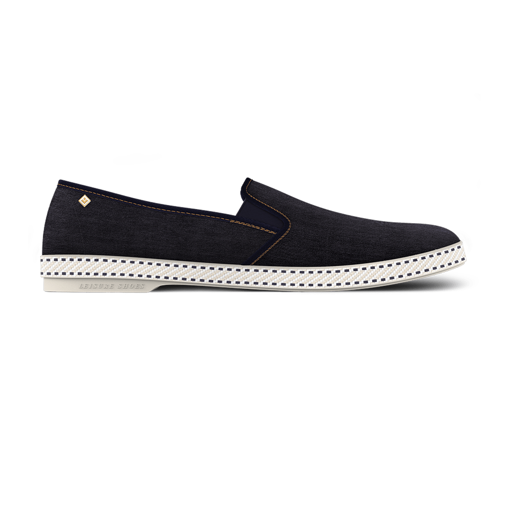 Rivieras Jean Slip-On Loafer, Main, color, Light Denim