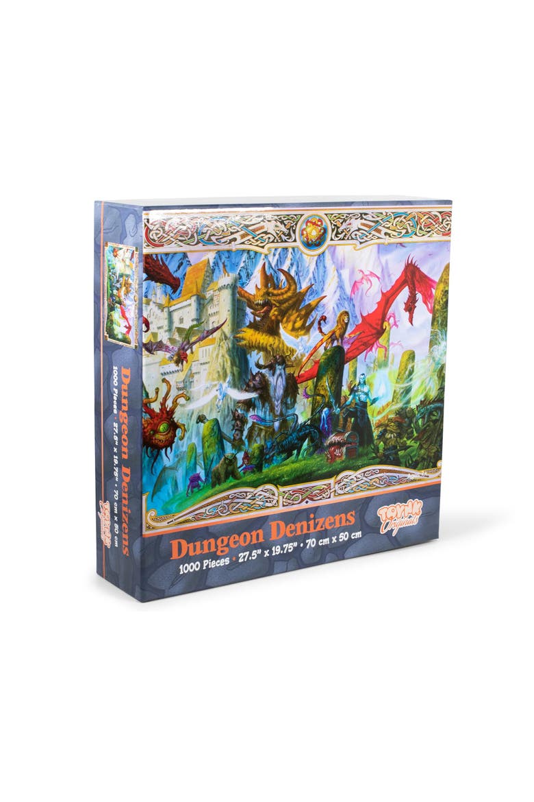 Dungeon Denizens Mythical Monster Puzzle | 1000 Piece Jigsaw Puzzle, Main, color, Multi-Color