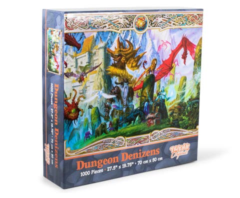 Dungeon Denizens Mythical Monster Puzzle | 1000 Piece Jigsaw Puzzle