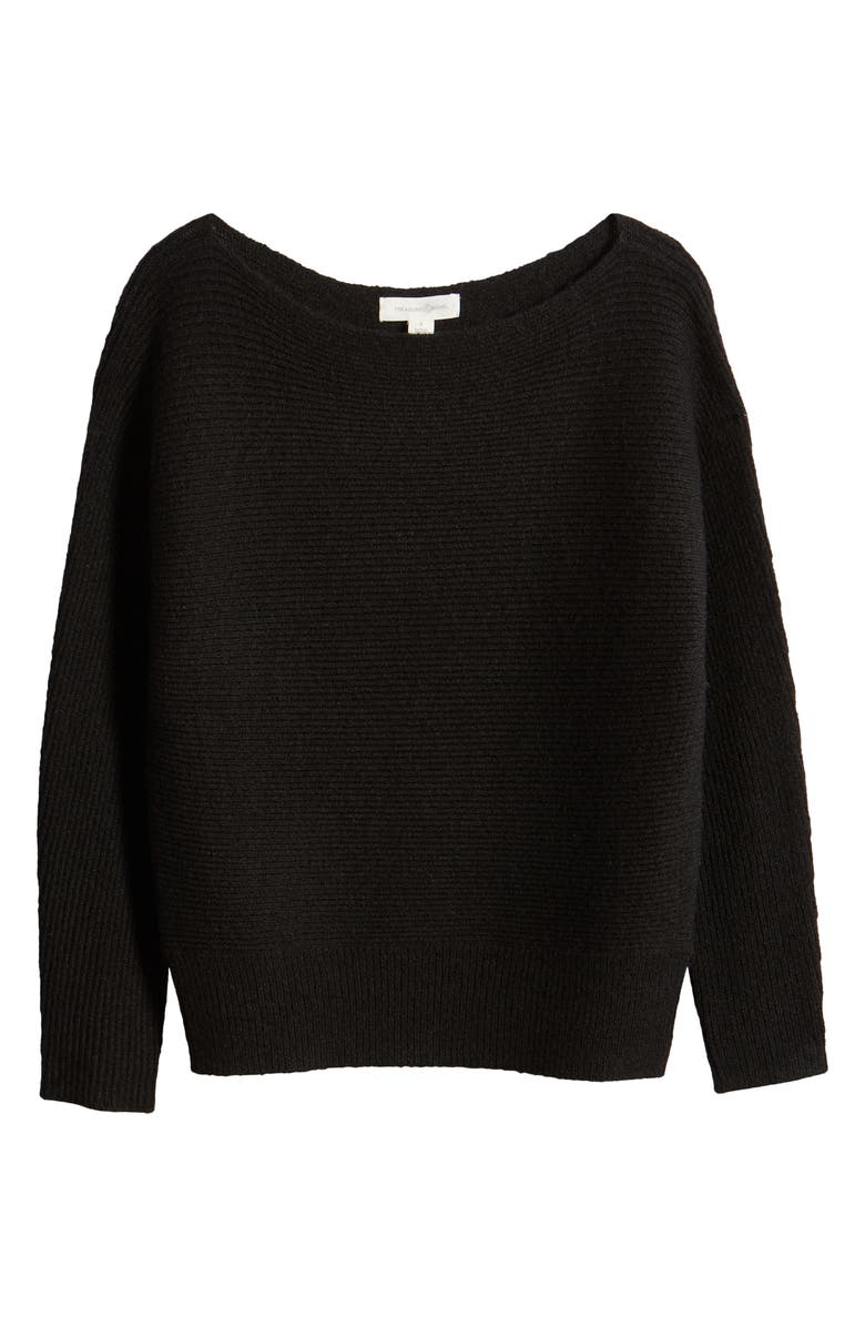 Treasure & Bond Rib Boat Neck Sweater, Alternate, color, 