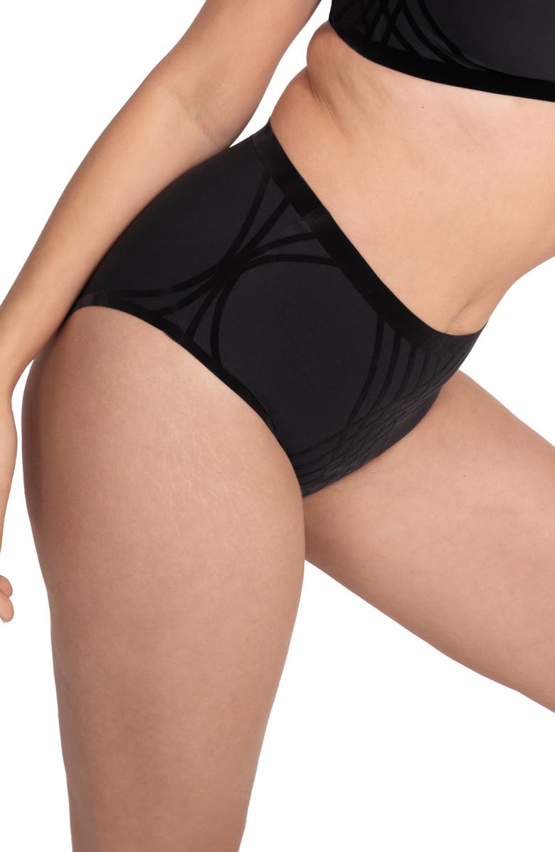 Honeylove Silhouette Shaping Briefs, Alternate, color, Vamp