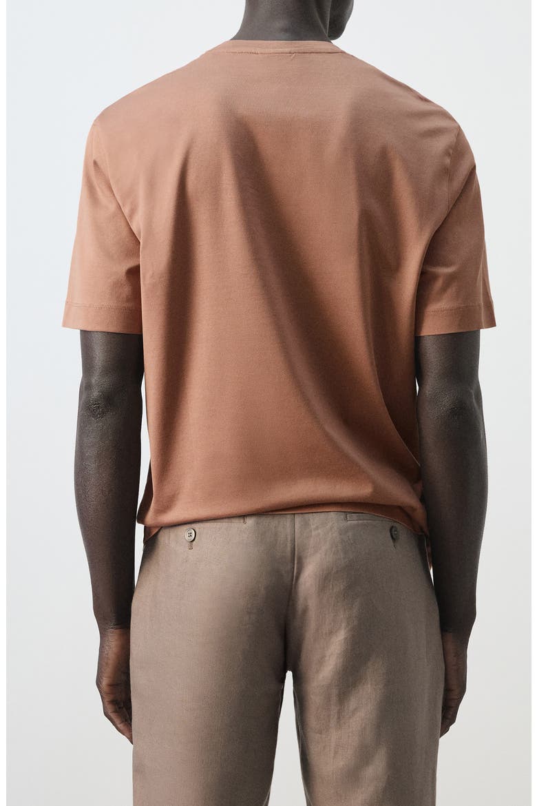 Regular Fit Cotton T-Shirt, Alternate, color, PEACH