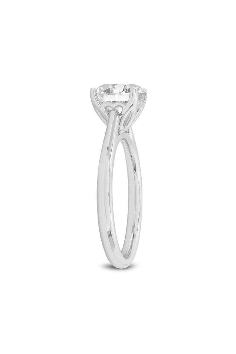 Serena 14K White Gold Round Cut Lab Grown Diamond Cathedral Engagement Ring - 2 ctw, Alternate, color, 14K White Gold