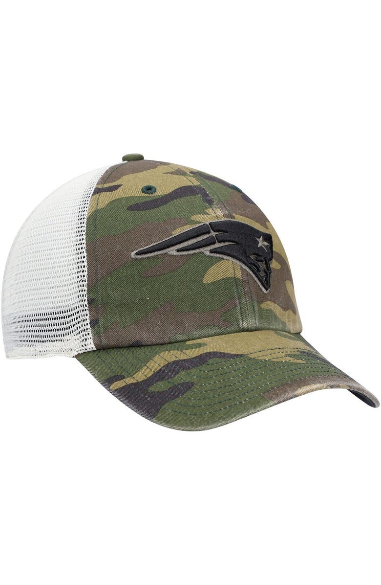 '47 Men's '47 Camo New England Patriots Branson Clean Up Trucker Hat, Alternate, color,